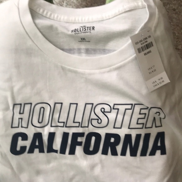 Mens Hollister Tshirt Nwt 2xl 